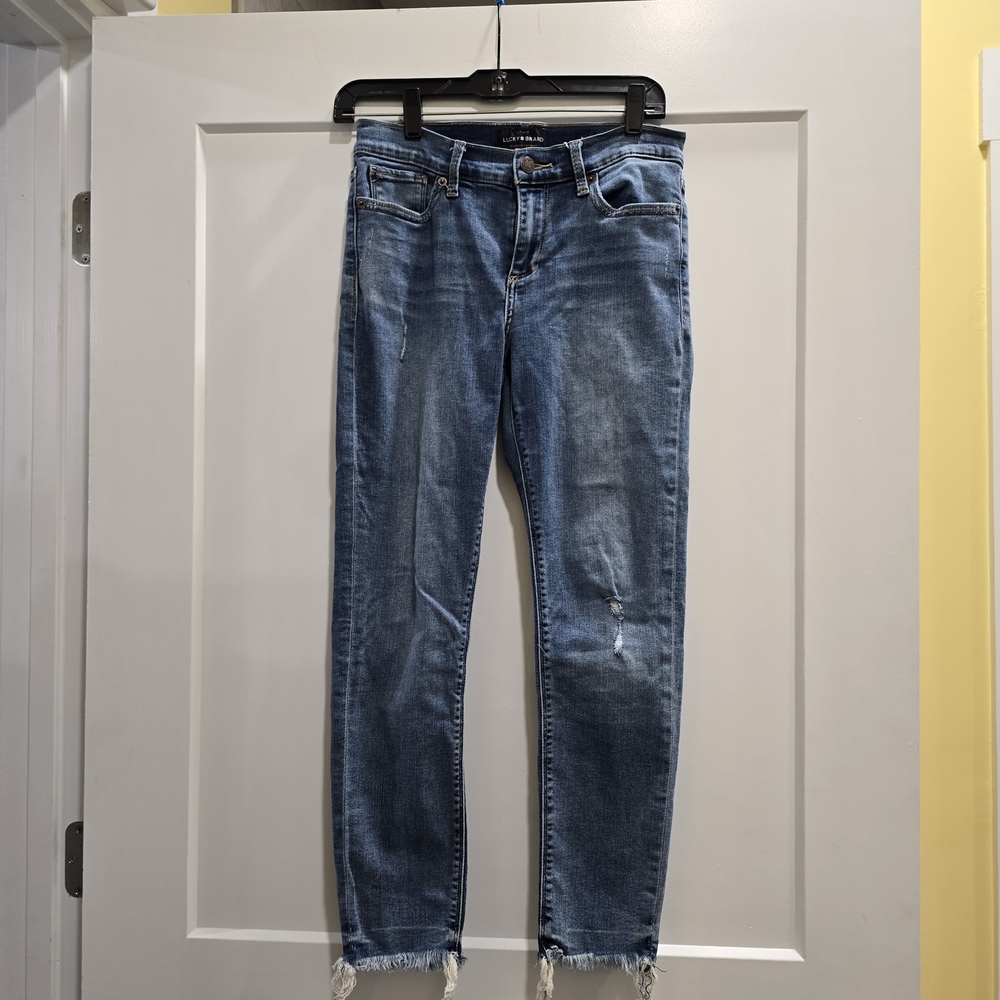 Lucky Brand Jeans, Size 6/28, Blue Denim